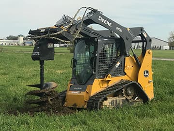 Track Loader Auger